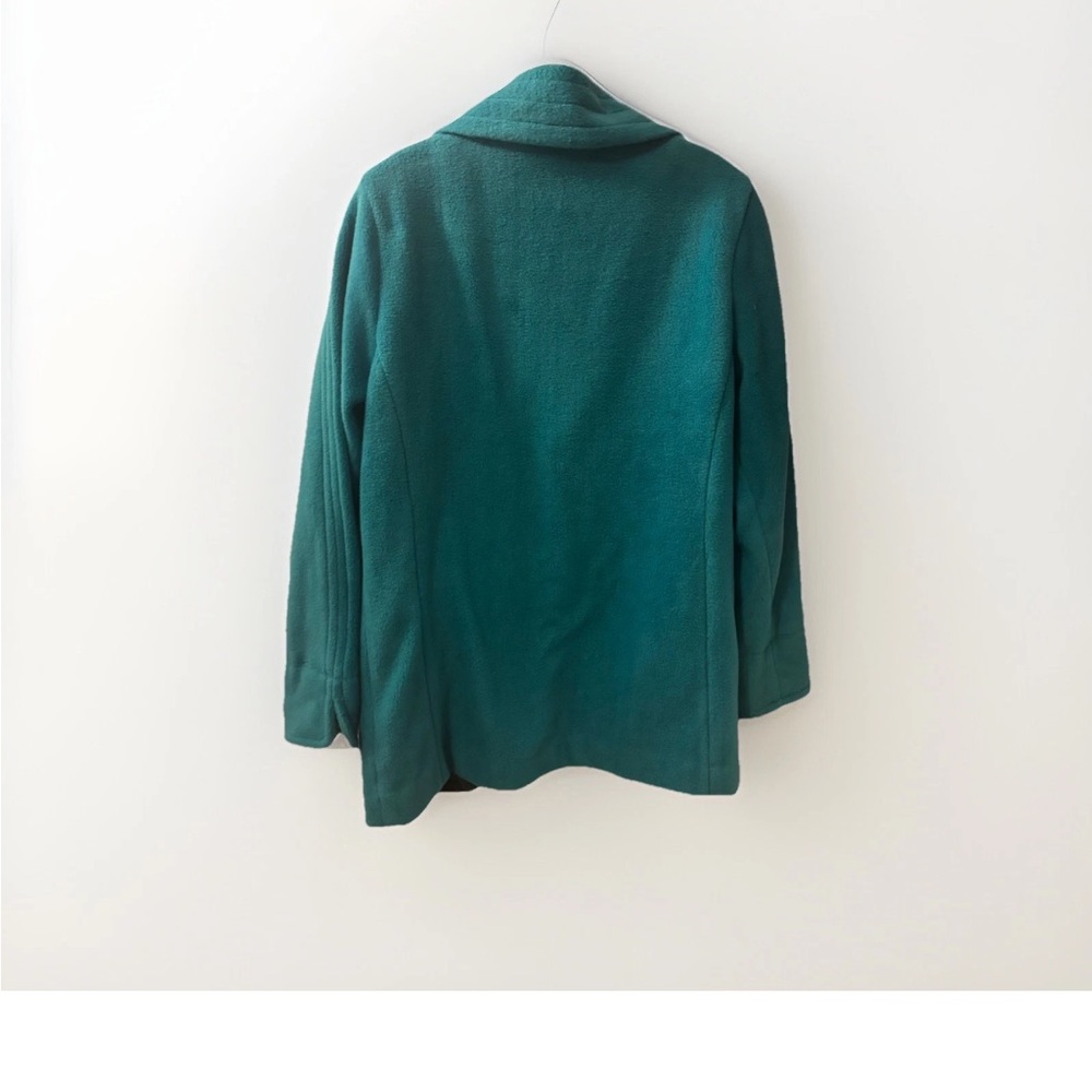 Vintage 1980s Bob Mackie Turquoise Sequin Designer Glam Shawl-Collar Jacket - Picture 3 of 4